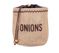 Natural Elements Onion Jute Sack in Brown Natural Elements Brown