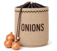 Natural Elements Onion Storage Bag, Blackout-Lined Hessian, 2-3kg