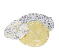 Kitchencraft Set Organic Cotton Food Cover 3 Units Yellow