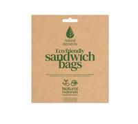 Natural Elements Set of Two Beeswax Sandwich Bags in Yellow Natural Elements Yellow