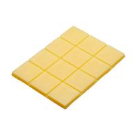 Vegan Wax Wrap Refresher Blocks, Includes 12 Organic Soy Non-Beeswax Bars Natural Elements Yellow One Size