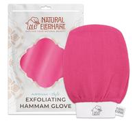 Natural Elephant Peeling Hammam Gloves (Pink Tulip)
