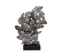 Nemesis Now Natural Emotion - Kiss 37cm, Resin, Silver, Kissing Couple Leaves Sculpture, Wedding or Valentine's Day Gift, Ideal For Nature & Art Lovers, Cast in the Finest Resin, Expertly Hand-Painted
