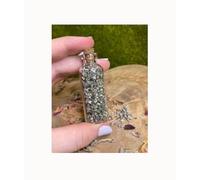 Natural Energized Premium Peru Pyrite Chips Jar For Reiki Healing, Vastu Healing, Tarot Reading, Home Decor & Gift Article-B0CT3P41-DNM