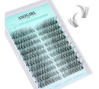 Natural Eyelash Clusters 180pcs Wispy Cluster Eyelashes C Curl Left&Right Cluster Eyelashes Individual Eyelash Extension DIY Lashes Extension（Dawn）