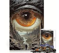 Natural Eyes Vintage Hard Jigsaw Puzzle for Adults 1000 Pieces Think Toy Peaceful Fun Clean Cut Fine Art Piece (38x26cm)