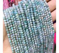 Natural Faceted Jades Agates Amazonite Quarts Stone Round Loose Spacer Bead for Jewelry Making DIY Bracelet Accessories 2 3 4.0mm- -2mm 170pcs Beads