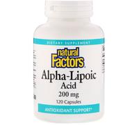 Natural Factors, Alpha-Lipoic Acid, 200 mg, 120 Capsules