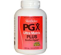 Natural Factors, SlimStyles, PGX Ultra Matrix Plus, Soothe Digest, 820 mg, 120 Softgels