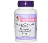 Natural Factors, WomenSense, Menopause, Black Cohosh Extract, 40 mg, 90 Veggie Caps