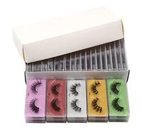 Natural False Lashes 3D Faux Mink Fluffy False Eyelashes Natural Wispy Eco-friendly Eye Lashes 10 Styles Mixed 20 Pairs