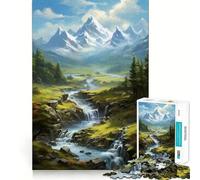 Natural Fantasy Landscape 1000 Piece Jigsaw Puzzles for Adults Teenagers Brain Play Peaceful Fun Sharp Edge Memorable Gift (50x75cm)