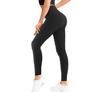 Natural Feelings Buttercloud High Waisted Leggings for Women Tummy Control Workout Leggings Soft Athletic Yoga Pants, Black, Large-X-Large