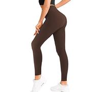 Natural Feelings Buttercloud High Waisted Leggings for Women Tummy Control Workout Leggings Soft Athletic Yoga Pants, Brown, XXL