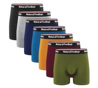 Natural Feelings Mens Boxers Short Mens Underwear Cotton Boxer for Men 7 Pack XXL, A1: 7-pack, Multicolor