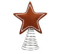 Natural Felt Snowflake/Star Tree Toppers Holiday Decoration Ideal For Living Room Or Shop Display Christmas Accessory Christmas Tree Toppers