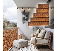 Natural Fencing Rolls 2/3/4/6 Feet High Bamboo for Patio Balcony Outdoor Space Durable Window Blind Protective Fence