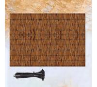 Natural Fencing Rolls - 6m Bamboo Garden, Weatherproof Decorative Fence Panels for Outdoor, Porch, Pool, Backyard Divider (H1.53xL6m)