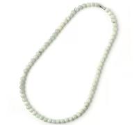 Natural Feng Shui Green Jade Necklace Pendant for Women Genuine Yoga Jadeite Millet Beads Strings