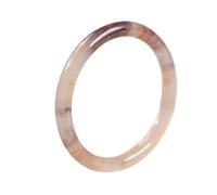 Natural Feng Shui Purple Jade Bangle Bracelet for Women Violet Jadeite Fashion Good Luck Jewelry(58mm)