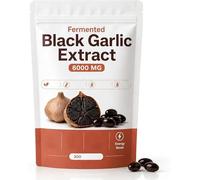 Natural Fermented Black Garlic Extract, Boost Energy, Odorless Aged Black Garlic Organic ,1Pcs