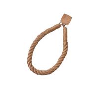 Natural Fiber Rope And Wood Roll Holder NonDrill Design Tissue Storage And Towel Shelf For Rental Homes Wooden Tissue Box