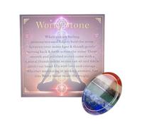 Natural Fidget Stone Mindfulness Thumb Stone Portable Meditation Gem Relax