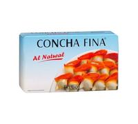 Natural Fine Clams, Wild Caught Shellfish in Sauce, 90g Can, 55g Drained Weight, Pack of 6