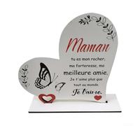 Natural Finish Wooden Heart Ornament Designed for Quiet Elegance in Home Environments Including for Studio Apartments and Open Plan Layouts (Style B)