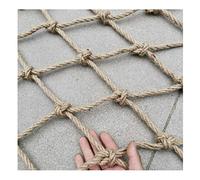 Natural Fishing Net Decor Strong Cargo Net Child Safety Net Hemp Rope Decorative Net Coastal Home Decor Beach Party Decoration
