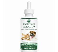 Natural Flea Treatment for Dogs & Cats - Spot On Flea Drops Alternative - Flea, Tick & Mite Control with Essential Oils - 100ml