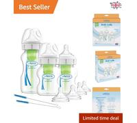 Natural Flow Baby Bottle, Dr. Brown's Anti-Colic Options+ Kit 270ml, BPA Free
