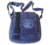 NATURAL FLOW Shoulder Bag, Cotton Canvas, Tree of Life, Hippy Boho