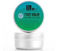Natural Foot Balm for Cracked Heels and Dry Feet. Tea Tree and Mint. 45ml | Natural, Antibacterial and Moisturising Foot Care. Hydrating Foot and Heel Balm Treatment. By Our Tiny Bees.