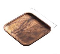 Natural For AMERICAN Walnut Tea Tray Combining Japanese Craft Tradition with Practical Serving for Tea Snacks and Light Meals (A)