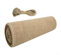 Natural for jute Tree Wrap 30x600cm Frost Protection Breathable | hemp material, UV resistant texture, soft green-brown blend, for ideal for organic gardening, reusable seasonally