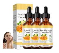 Natural Frankincense Essential Oil & Resin Oil - for Skin Firming, Smoothing Fine Lines & Wrinkles, Soothing Skin - Ideal for Hair Care, Facial Care, Aromatherapy & Body Massage, 60 ml (3pcs)