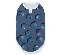 Natural Fresh Ripe Tasty Blueberries Dog Shirts Pet Cats T-Shirts Sleeveless Tank Top Breathable Vest Tee Shirt For Small Puppy M