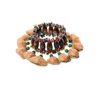 Natural Fruit Shell Rattle Prop, Yoga Meditation Sound Therapy Instrument, Band Accompaniment,Bracelet