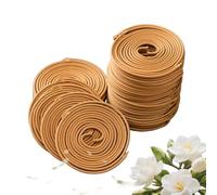 Natural Gardenia Coils Incense 96 Plates, 3.5-Hour Burning Time, Natural Long-Lasting Fragrance for for Home Office Yoga Room Tea Room Temple Gift