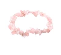 Natural Gem Stone Bracelet Irregular Crystal Stretch Chip beads Nuggets Bracelets Bangles Quartz Wristband For Women (Metal Color : Amethyst)
