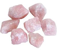 Natural Gemstone Amethyst Druzy Raw Rose Quartz Love Spirituality Meditation Crystal energy Healing Reiki Balance Insomnia Headache Anxiety Self Confidence - Sent In Gift Pouch (Raw Rose Quartz Chunk)
