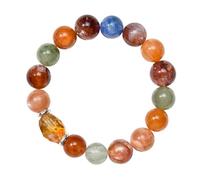 Natural Gemstone Stretch Bracelet for Men and Women - Healing Quartz Crystal Beaded Bracelet for Prosperity, Love, and Balance - Great Gifts for Any Occasion
