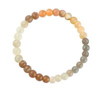 Natural Gemstones Round Beads Energy Power Crystal Chakra Reiki Healing Elastic Stretch Bracelet 7.5 Inch Unisex, Good Gift.