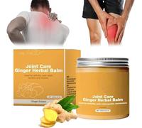 Natural Ginger Herbal Balm,Pure Natural Ginger Herbal Balm,Joint Care Cream,Naturals Relax and Unwind Balm,Body Massage Cream,Joint Therapy Gel for Arthritis Bone Healing,Back,Neck,Hands,Feet (1 Pcs)