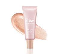 Natural Glow Illuminator Glotion,True Match Natural Glow Enhancer,Bronzing Drops Makeup Highlighter For Radiant,Hydrating Moisturizing Highlighter Lightweight Base (#2 Light, One Size)