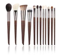 Natural Goat Hair Makeup Brushes Set Professional Kit brocha maquillaje pedzle do makijazu blending smudging brush shader