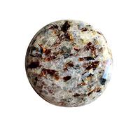 Natural Golden Astrophyllite 36 Ctw.. Round Cabochon Loose Gemstone Single Stone for Ring Pendant Necklace Making DIY Craft Jewelry 28x28x5 mm