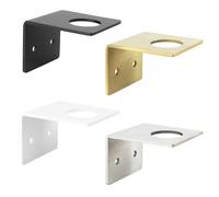 Natural Goods Berlin 1 x Holder Single for Wall Soap Dispenser Brushed Gold - Holder Made of Steel for Soap Dispenser Bathroom Wall Mounted Shower Gel Dispenser Wall No Drilling Soap Dispenser for