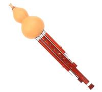 Natural Gourd Hulusi Instrument C Key/B Flat Hulusi Mahogany Sound Pipe Professional Playing Type Gourd Flute Flute Gourd Flute